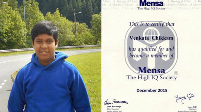 13-year-old schoolboy Venkata Satya Sri Rohan Chikkam was offered a place in the prestigious society after scoring 161 out of 162 marks (Photo: PTI) 13-year-old schoolboy Venkata Satya Sri Rohan Chikkam was offered a place in the prestigious society after scoring 161 out of 162 marks (Photo: PTI)